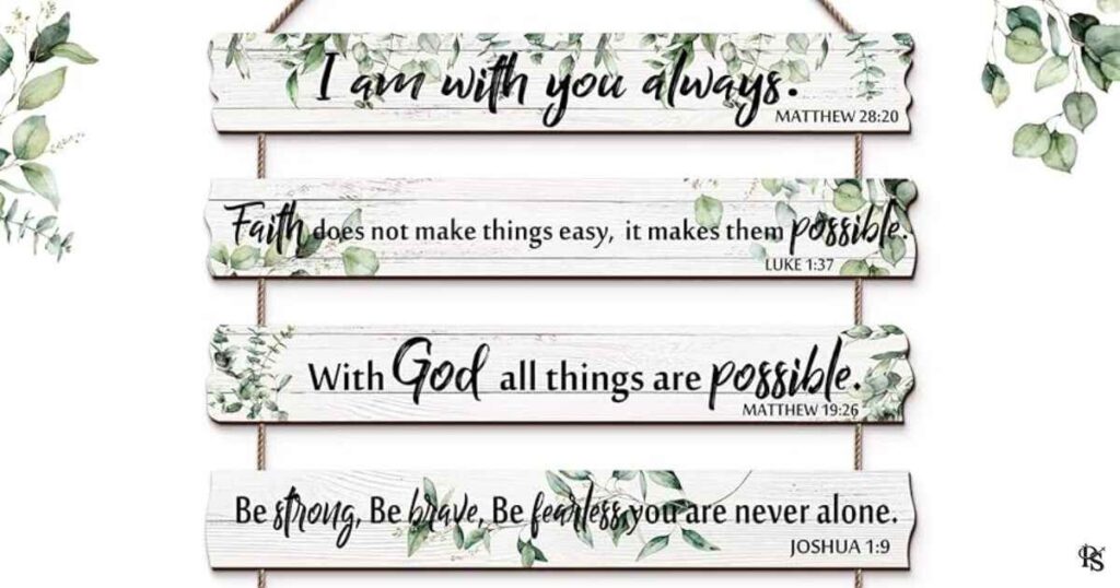 Bible Verses Wall Decor