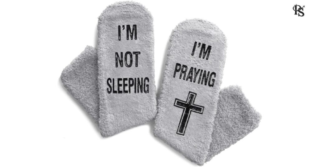 'I’m Not Sleeping, I’m Praying' Socks