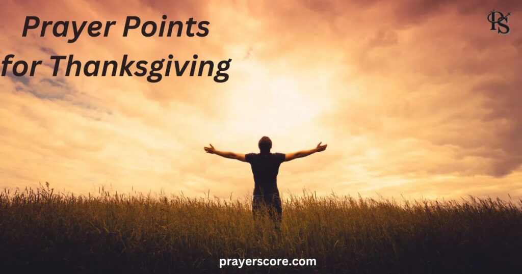 Prayer Points for Thanksgiving