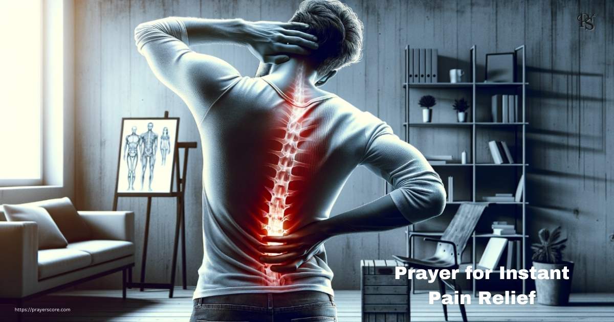 Prayer for Instant Pain Relief