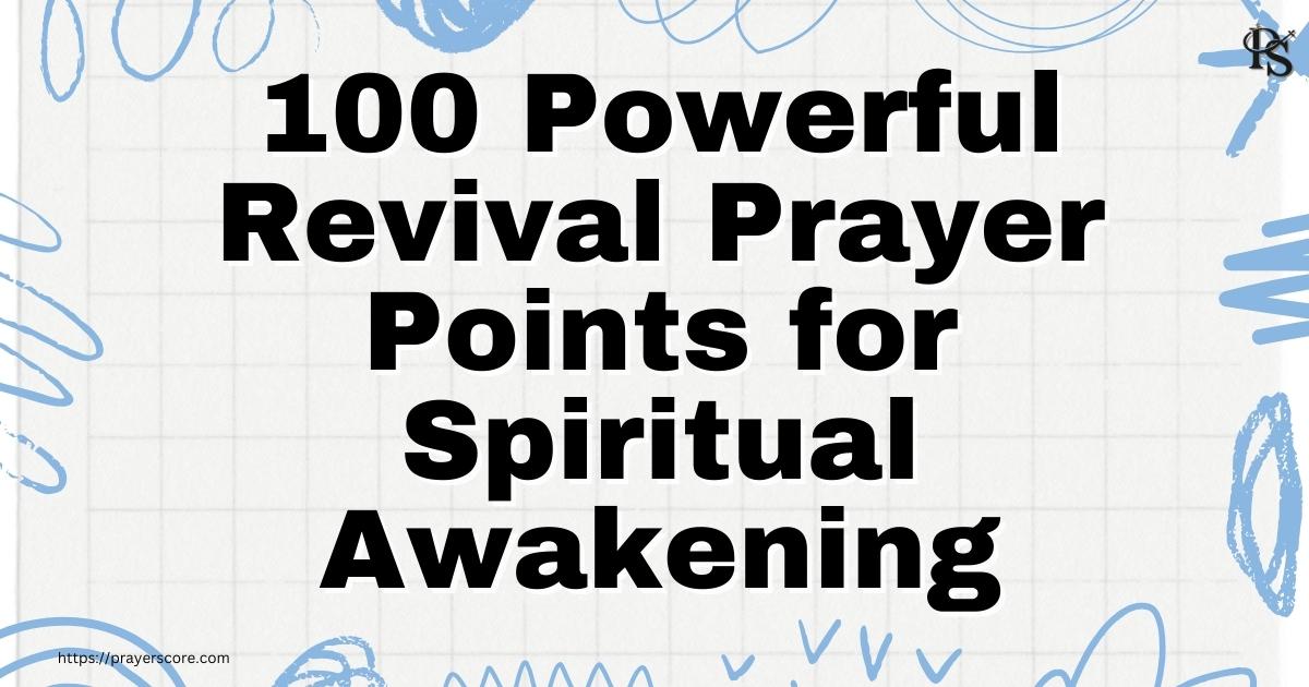 Revival Prayer Points